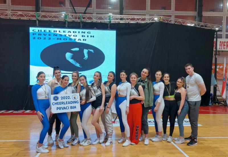 Cheerleading prvenstvo Bosne i Hercegovine u Mostaru - Veliki trijumf Let’s Dance-a